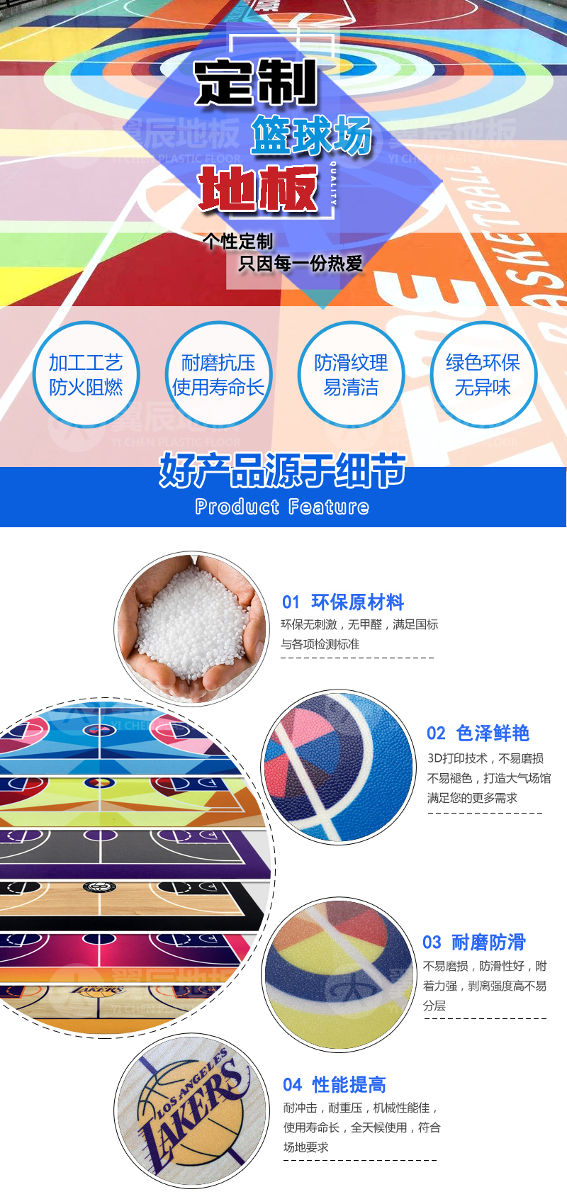 籃球場打印定制地板細節(jié)圖